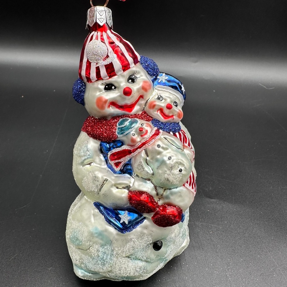 2002 SLAVIC TREASURES FAMILY UNITED‎ 5.5" ORNAMENT PATRIOTIC